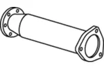 Rura wydechowa DINEX 69147 (Z przodu)