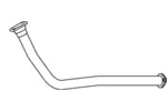 Rura wydechowa DINEX 72117