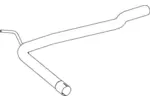 Rura wydechowa DINEX 74101
