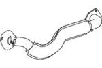 Rura wydechowa DINEX 74106