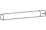 Rura wydechowa DINEX 80172 (W środku)