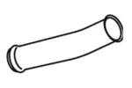 Rura wydechowa DINEX 80206 (Z przodu)