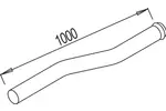Rura wydechowa DINEX 80286
