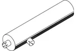 Tłumik środkowy / końcowy DINEX 80312