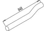Rura wydechowa DINEX 80516