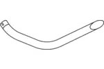 Rura wydechowa DINEX 80625 (Z tyłu)
