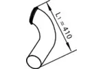 Rura wydechowa DINEX 80766 (W środku)