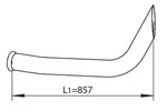 Rura wydechowa DINEX 80795