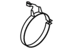 Pierscień ustalający. tłumik DINEX 80981