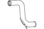 Rura wydechowa DINEX 81162 (Z przodu)