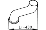 Rura wydechowa DINEX 81676 (W środku)