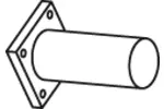 Rura wydechowa DINEX 82115 (Z przodu)
