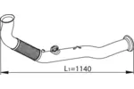 Rura wydechowa DINEX 82224 (Z przodu)
