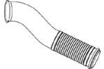 Rura wydechowa DINEX 82251 (Z przodu)