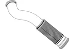 Rura wydechowa DINEX 82266 (Z przodu)