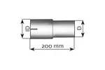 Rura wydechowa DINEX 81729 (Z tyłu)