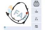 Czujnik prędkości obrotowej koła (ABS lub ESP) FAE 78114 (Oś przednia, z prawej)