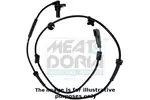 Czujnik prędkości obrotowej koła (ABS lub ESP) MEAT & DORIA 90219E (Oś przednia po obydwu stronach)