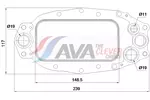 Chłodnica oleju silnikowego AVA CLEVER CHOICE AU3365
