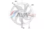 Wentylator chłodnicy silnika AVA CLEVER CHOICE BW7663