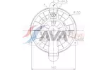Wentylator wnętrza - dmuchawa AVA CLEVER CHOICE FD8727