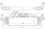 Chłodnica powietrza doładowującego - intercooler AVA CLEVER CHOICE SZ4171