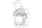 Chłodnica oleju silnikowego AVA CLEVER CHOICE VN3468H