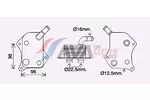 Chłodnica oleju silnikowego AVA CLEVER CHOICE AI3414