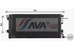 Chłodnica klimatyzacji - skraplacz AVA CLEVER CHOICE AI5447D