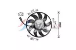 Wentylator chłodnicy silnika AVA CLEVER CHOICE AI7528