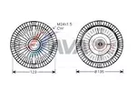 Sprzęgło wiskozowe AVA CLEVER CHOICE AIC285