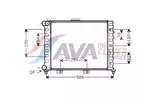 Chłodnica wody AVA CLEVER CHOICE AL2069
