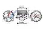Silnik elektryczny, dmuchawa wewnętrzna AVA CLEVER CHOICE AL8137