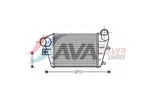 Chłodnica powietrza doładowującego - intercooler AVA CLEVER CHOICE ALA4086