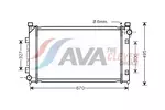 Chłodnica wody AVA CLEVER CHOICE AU2163