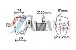 Chłodnica oleju silnikowego AVA CLEVER CHOICE BW3555