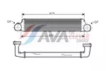Chłodnica powietrza doładowującego - intercooler AVA CLEVER CHOICE BW4280