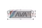 Chłodnica powietrza doładowującego - intercooler AVA CLEVER CHOICE BW4413
