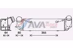 Chłodnica powietrza doładowującego - intercooler AVA CLEVER CHOICE BW4562