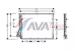 Chłodnica wody AVA CLEVER CHOICE BW2236