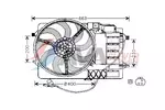 Wentylator chłodnicy silnika AVA CLEVER CHOICE BW7506