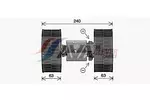 Silnik elektryczny, dmuchawa wewnętrzna AVA CLEVER CHOICE BW8612