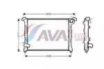 Chłodnica wody AVA CLEVER CHOICE BWA2314