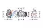 Kompresor klimatyzacji AVA CLEVER CHOICE BWAK227