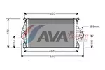 Chłodnica powietrza doładowującego - intercooler AVA CLEVER CHOICE CN4050