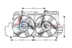Wentylator chłodnicy silnika AVA CLEVER CHOICE CN7520