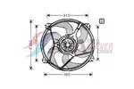 Wentylator chłodnicy silnika AVA CLEVER CHOICE CN7528