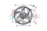 Wentylator chłodnicy silnika AVA CLEVER CHOICE CN7531