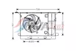 Wentylator chłodnicy silnika AVA CLEVER CHOICE CN7537