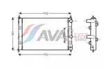 Chłodnica wody AVA CLEVER CHOICE CRA2076